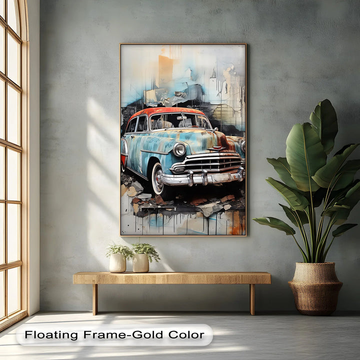 Urban Decay Dreamscape – Car Canvas Print