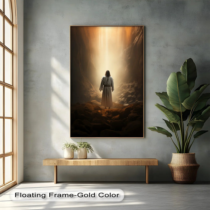 Divine Light – Jesus in the Cave Canvas Prints - MyPhotoStation