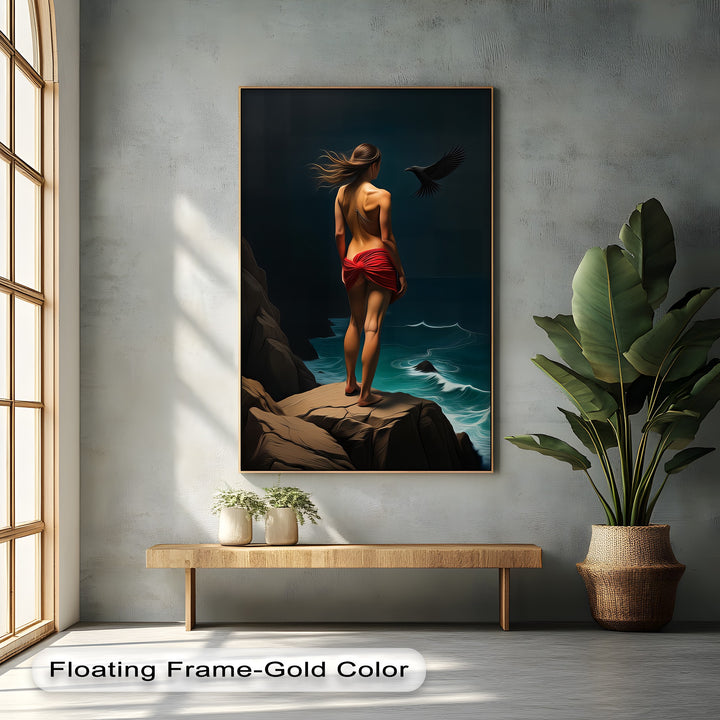 Messenger of the Deep – Sexy Canvas Wall Art | Framed Art