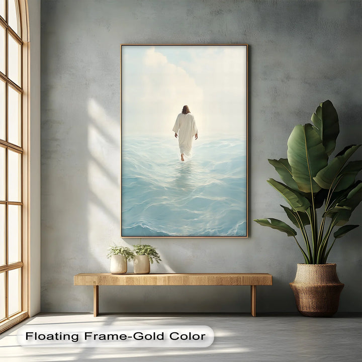 Divine Calm – Jesus Walking on Water Canvas Print - MyPhotoStation