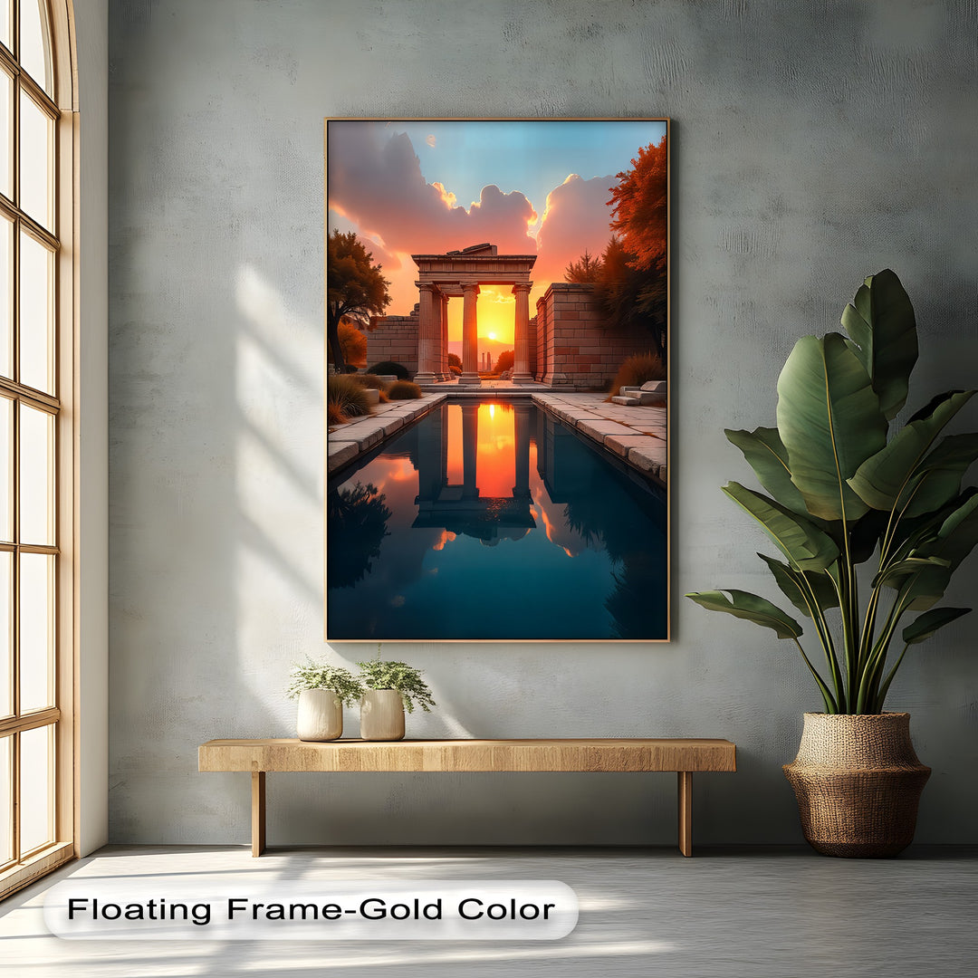 Sunset Serenity – Ancient Gate Canvas Print