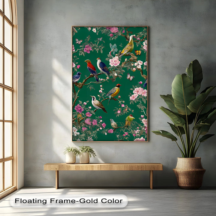 Songbirds and Blossoms – Chino Canvas Print