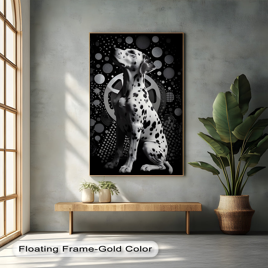 Retro Dalmatian – Puppies Canvas Print