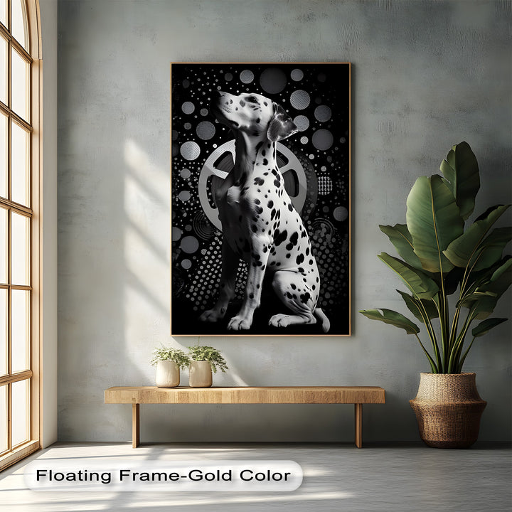 Retro Dalmatian – Puppies Canvas Print