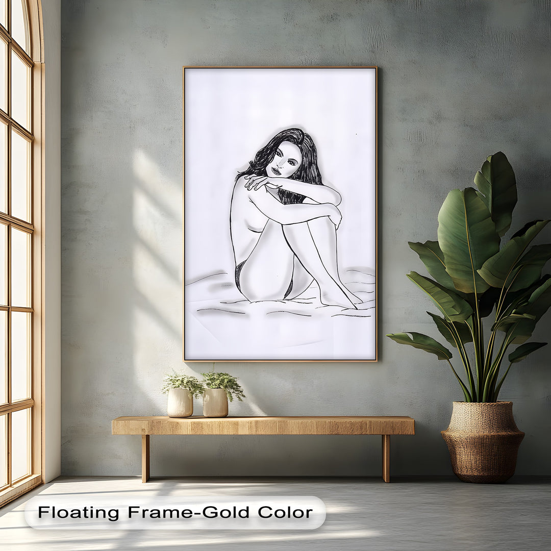 Whispers of Innocence – Erotic Canvas Print