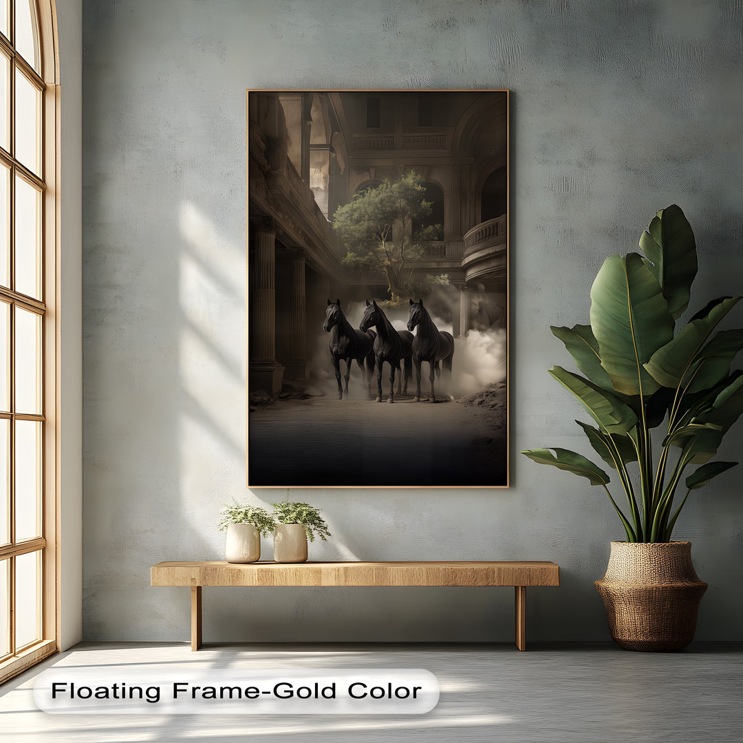 Guardians of the Forgotten Hall – Dark Horse Fantasy Canvas Print