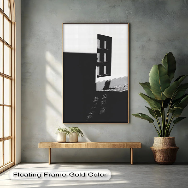 Shadow Geometry – Minimalist Window & Light Canvas Prints - MyPhotoStation