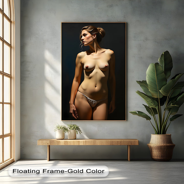 Golden Shadows – Sex Canvas Wall Art | Large Canvas