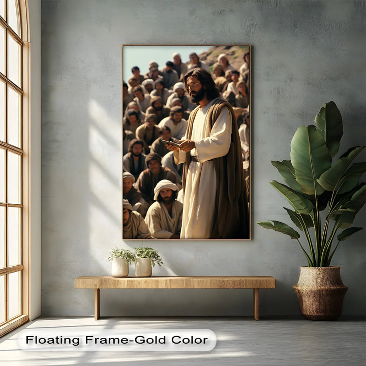 The Teacher’s Voice – Jesus Preaching to the Multitude Canvas Prints - MyPhotoStation