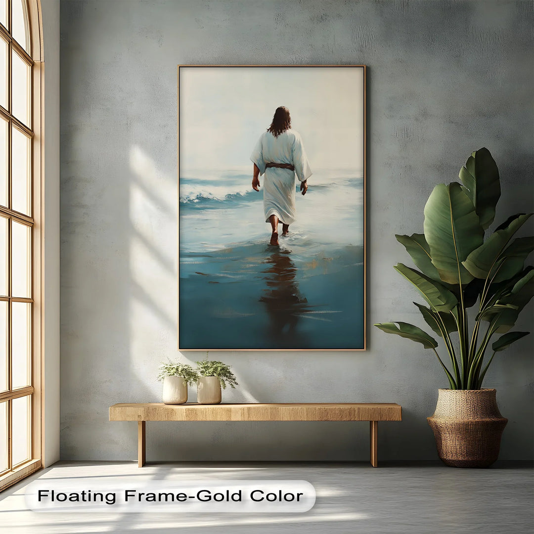 Divine Path – Jesus Walking on Water Canvas Prints - MyPhotoStation