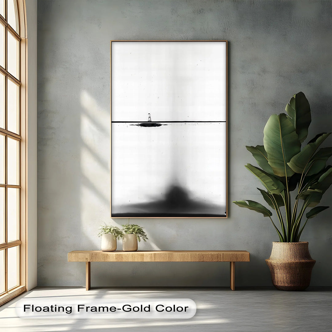 Equilibrium Drop – Minimalist Water Ripple Canvas Prints - MyPhotoStation