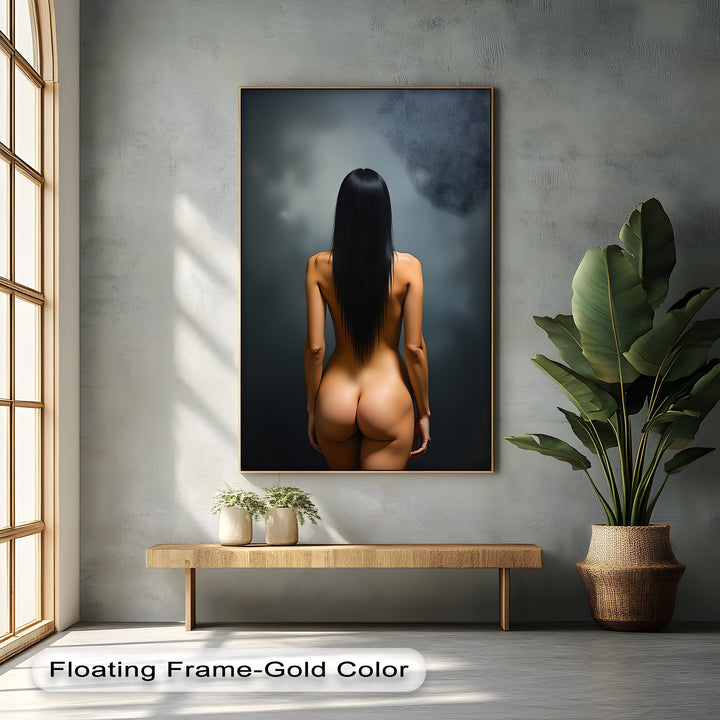 Midnight Allure – Erotic Canvas Wall Art | Luxury Bedroom Canvas Decor