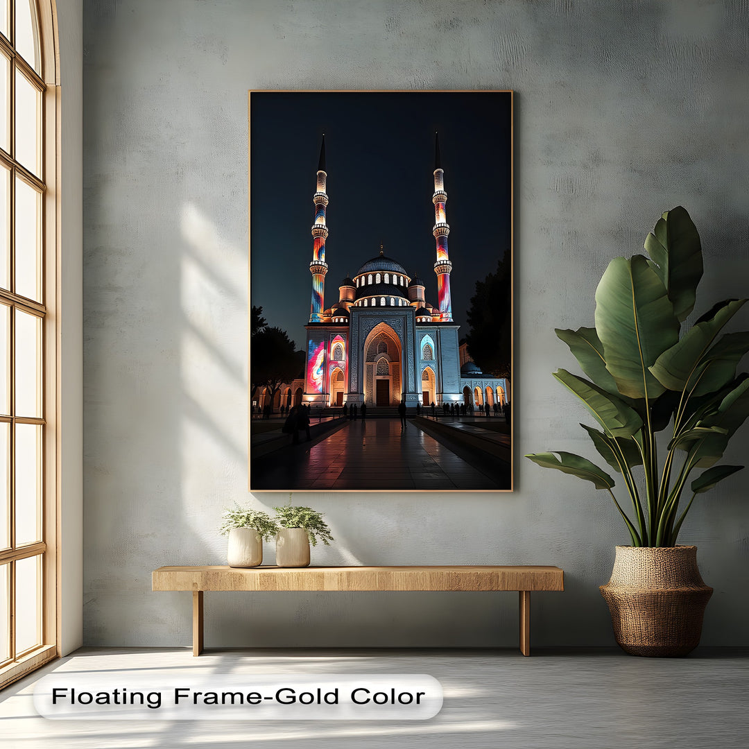 Radiant Minarets – Islamic Architecture Canvas Print