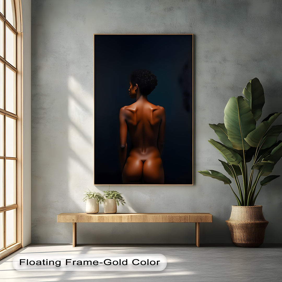Velvet Shadows – Erotic Canvas Wall Art | Luxury Bedroom Wall Decor