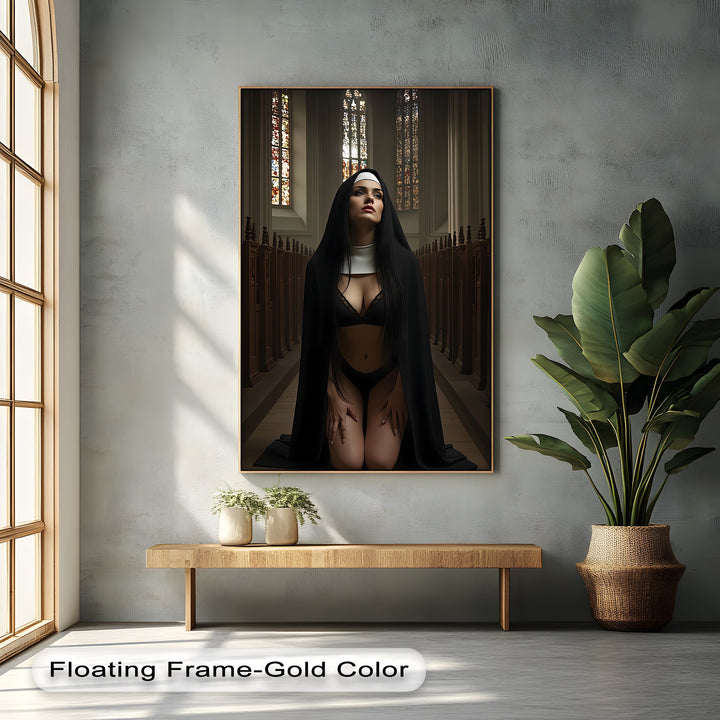 Sacred Temptation – Erotic Canvas Print