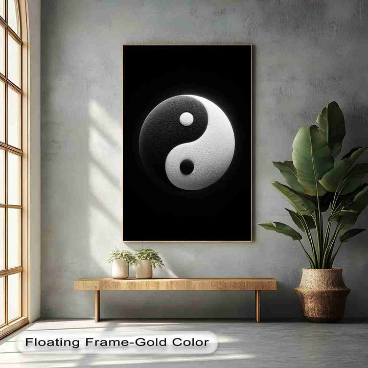 Balance Within – Yin Yang Symbol Inspirational Canvas Print