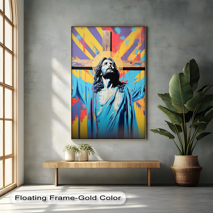 Radiant Savior – Modern Jesus Canvas Prints - MyPhotoStation