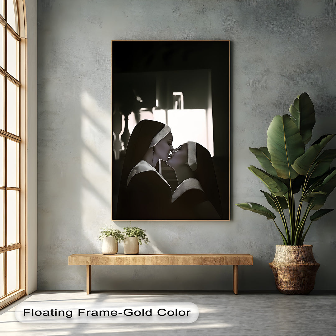 Forbidden Devotion – Erotic Canvas Wall Art | Bedroom Wall Art