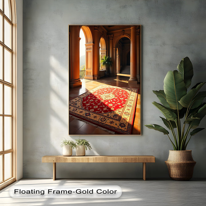 Golden Dawn Medallion – Persian Canvas Print