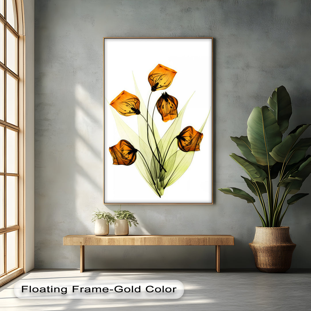 Winterliche Ruhe – Japanische Frau im blauen Kimono, Leinwanddruck | Gerahmtes Kunstwerk