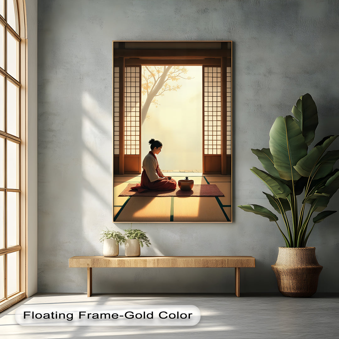 Tranquil Ritual – Japanese Tea Ceremony Canvas Print | Artwork Canvas