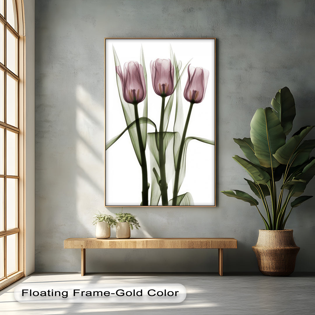 Winterliche Ruhe – Japanische Frau im blauen Kimono, Leinwanddruck | Gerahmtes Kunstwerk