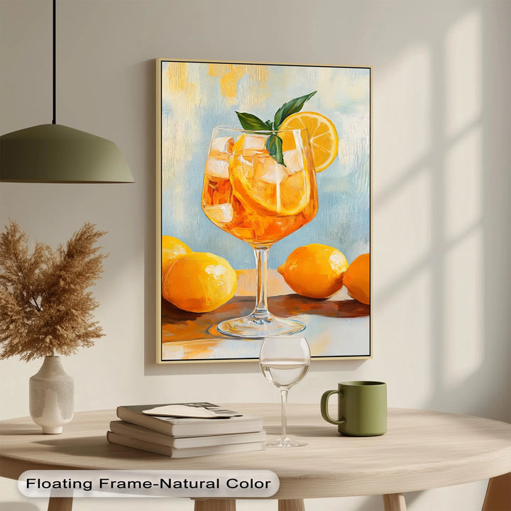 Citrus Bliss – Lemon Cocktail Canvas Print - MyPhotoStation