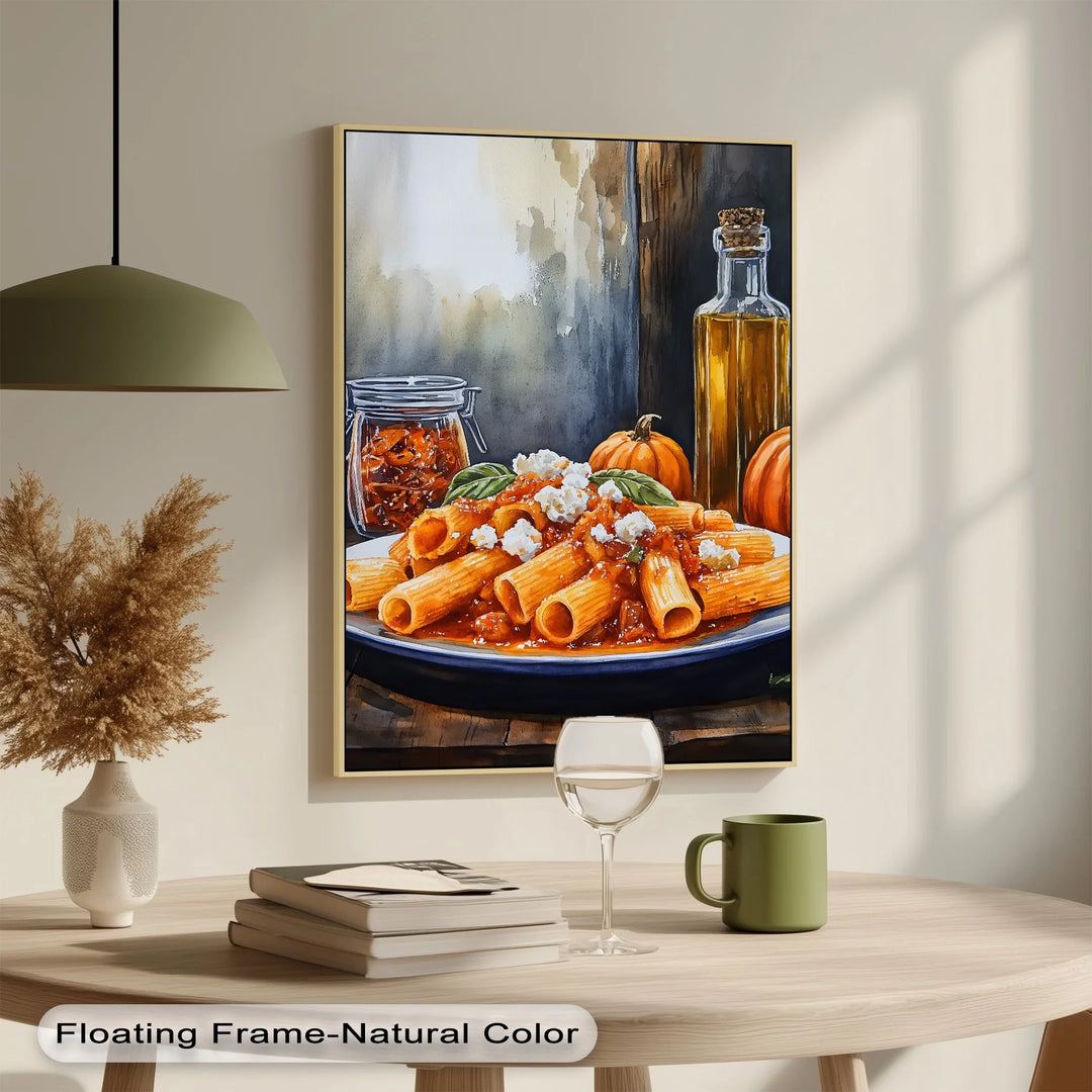 Pasta al Pomodoro – Rustic Italian Kitchen Canvas Print - MyPhotoStation