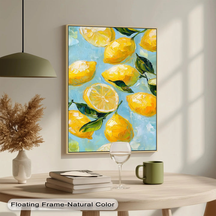 Zesty Lemons – Vibrant Yellow Fruit Canvas Print - MyPhotoStation