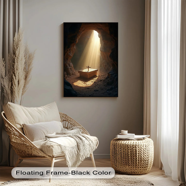 Resurrection Light – Cross in Empty Tomb Canvas Prints - MyPhotoStation