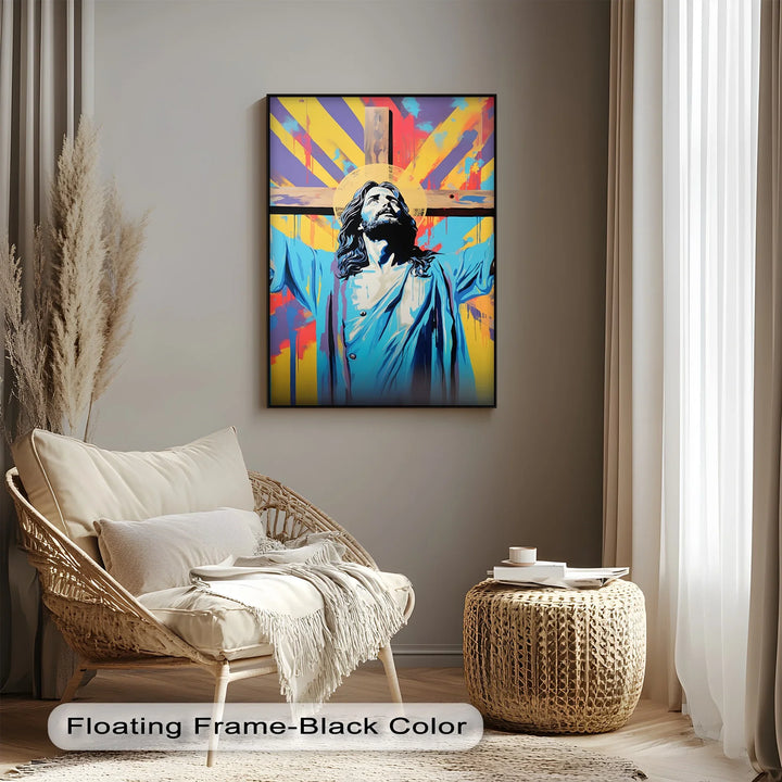 Radiant Savior – Modern Jesus Canvas Prints - MyPhotoStation