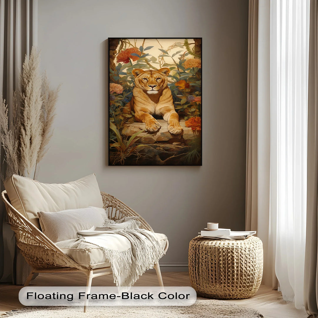 Queen of the Jungle Repose – Animal Canvas Print - MyPhotoStation