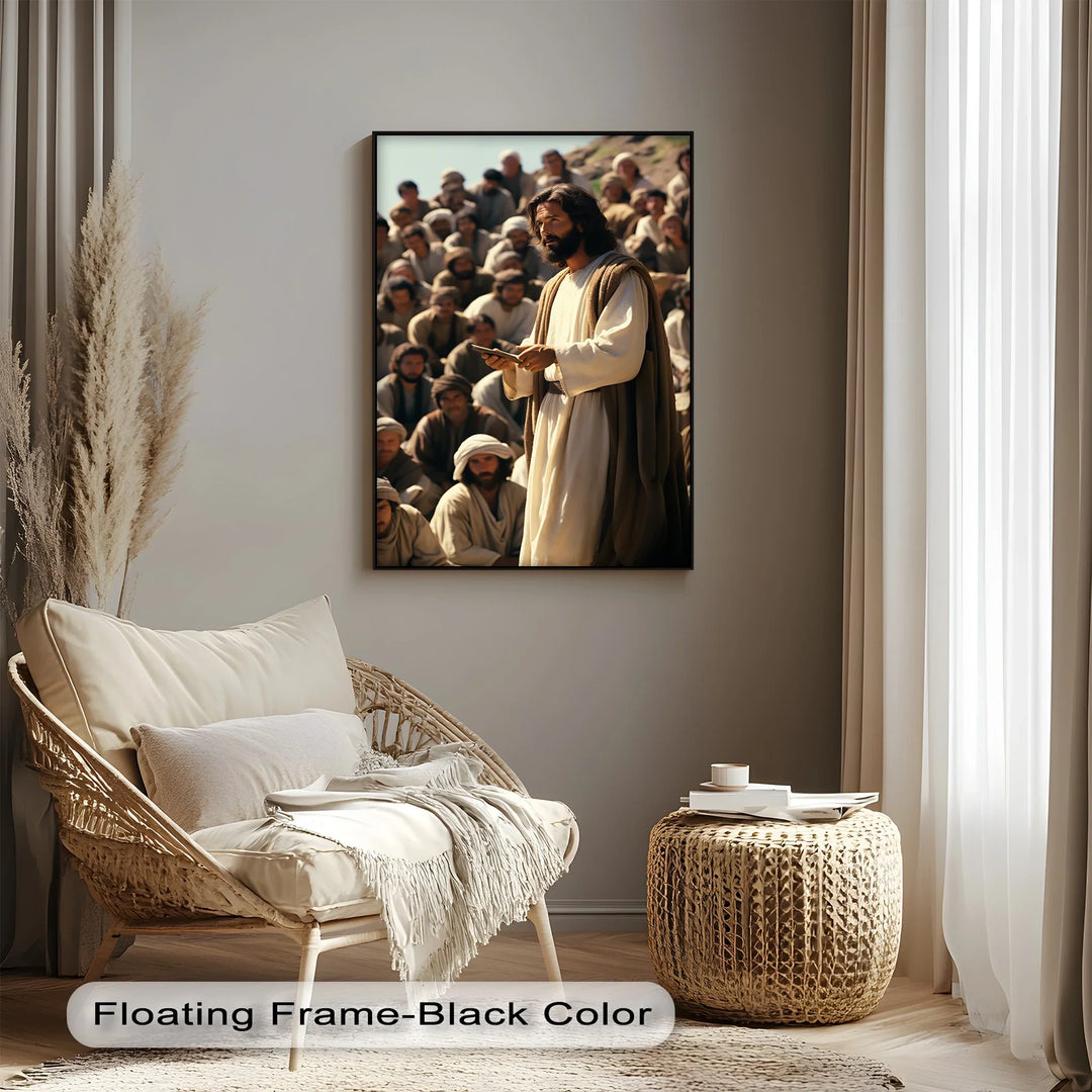 The Teacher’s Voice – Jesus Preaching to the Multitude Canvas Prints - MyPhotoStation
