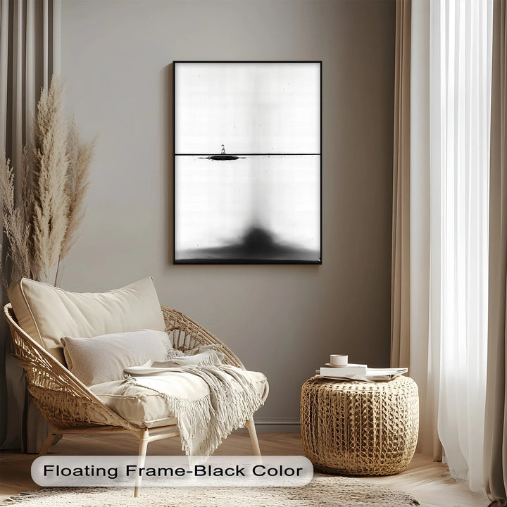 Equilibrium Drop – Minimalist Water Ripple Canvas Prints - MyPhotoStation
