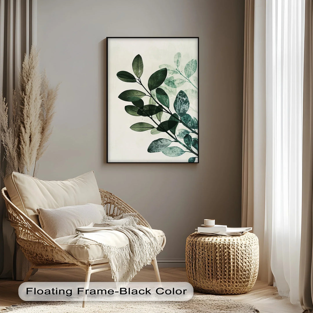 Olive Leaf Botanical Art – Tranquil Green Canvas Print - MyPhotoStation