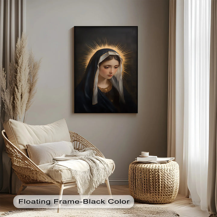Holy Light – Virgin Mary Canvas Wall Art - MyPhotoStation
