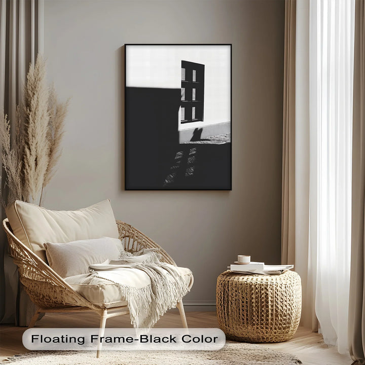 Shadow Geometry – Minimalist Window & Light Canvas Prints - MyPhotoStation