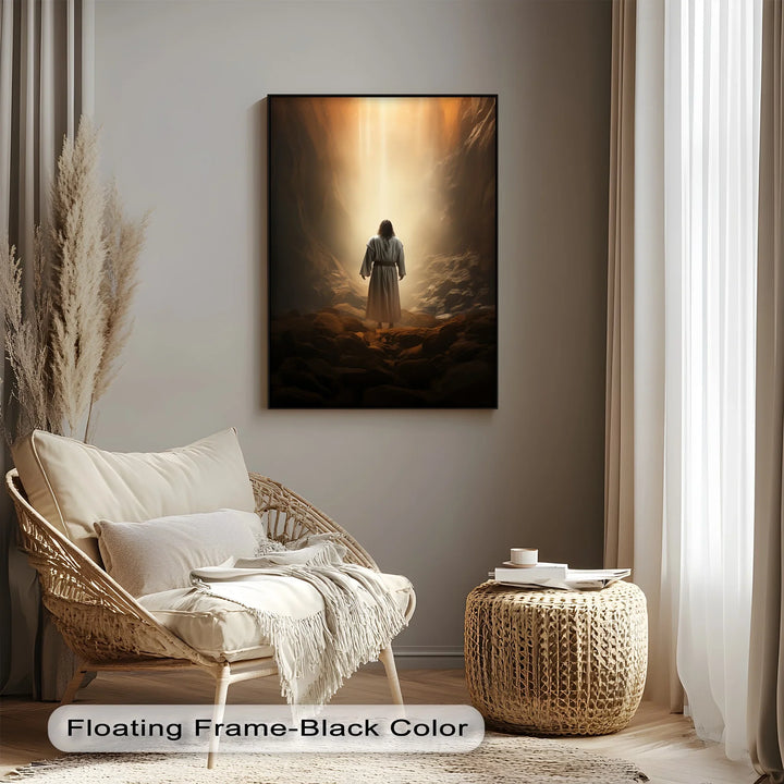 Divine Light – Jesus in the Cave Canvas Prints - MyPhotoStation