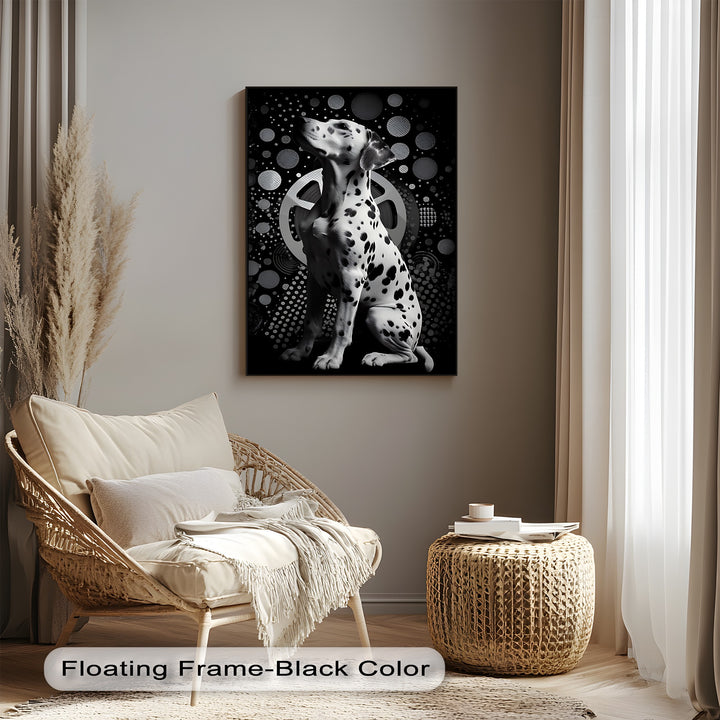 Retro Dalmatian – Puppies Canvas Print