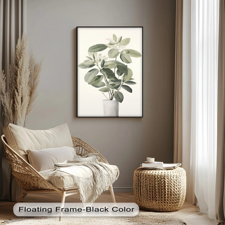 Tranquil Magnolia in Vase – Soft Botanical Canvas Print - MyPhotoStation