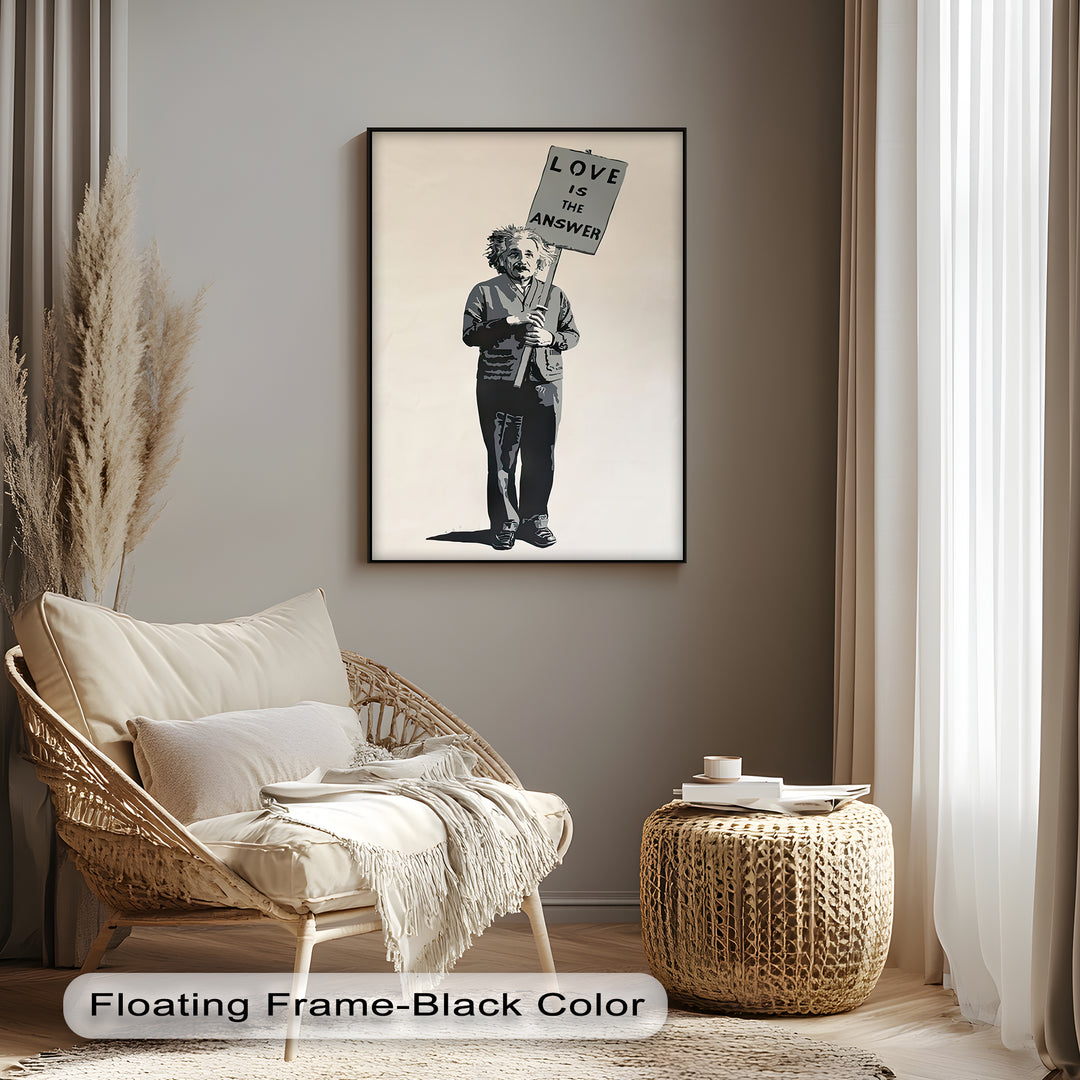 Winterliche Ruhe – Japanische Frau im blauen Kimono, Leinwanddruck | Gerahmtes Kunstwerk