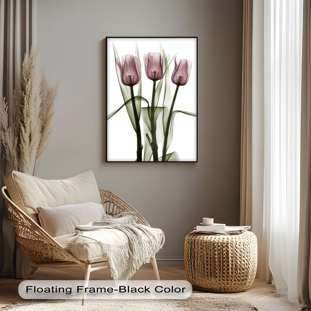 Winterliche Ruhe – Japanische Frau im blauen Kimono, Leinwanddruck | Gerahmtes Kunstwerk