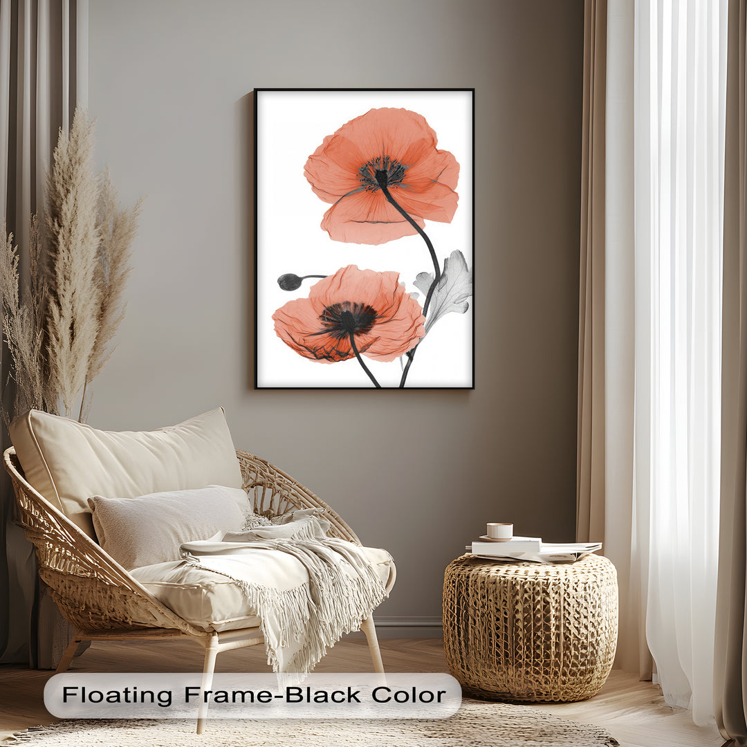 Winterliche Ruhe – Japanische Frau im blauen Kimono, Leinwanddruck | Gerahmtes Kunstwerk