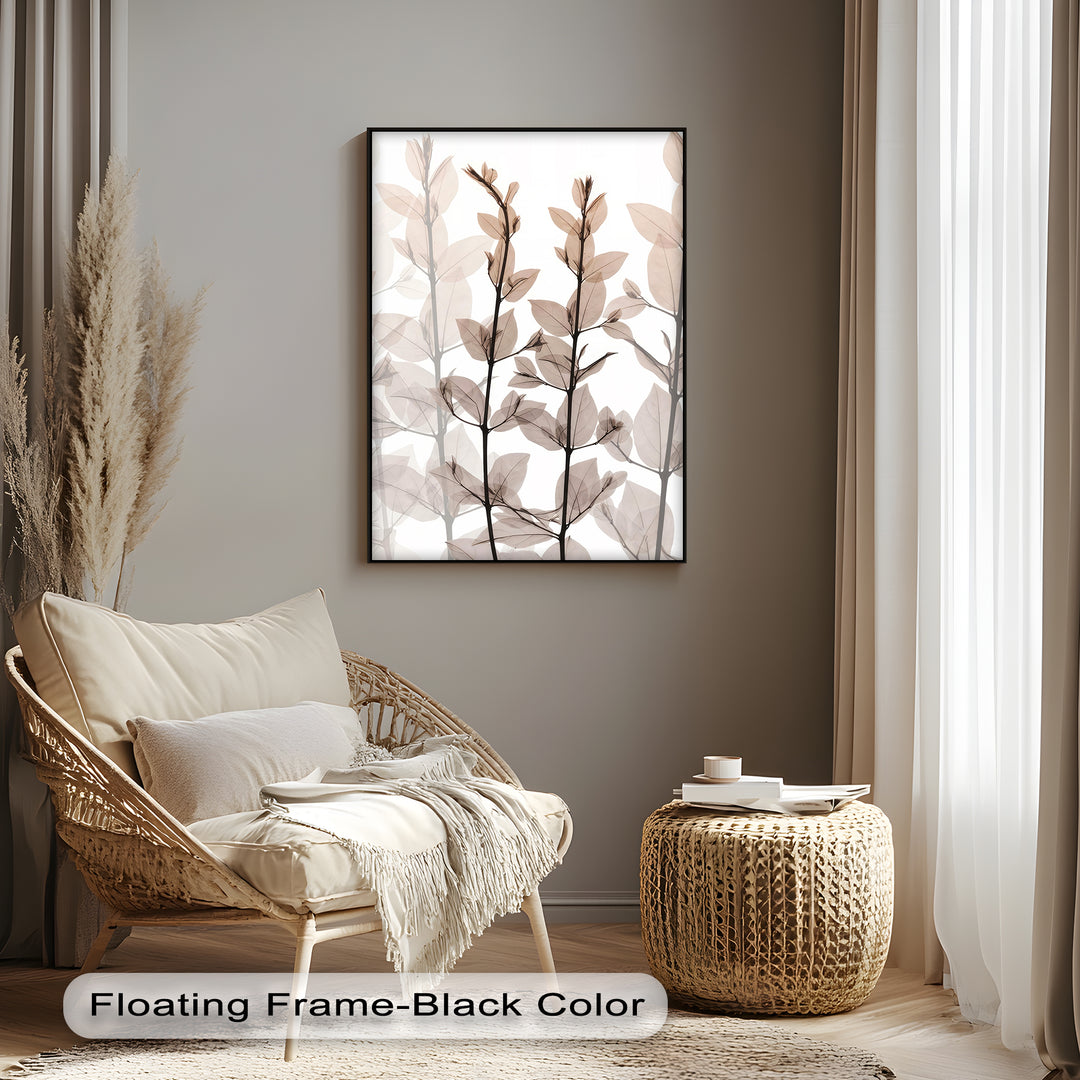 Winterliche Ruhe – Japanische Frau im blauen Kimono, Leinwanddruck | Gerahmtes Kunstwerk