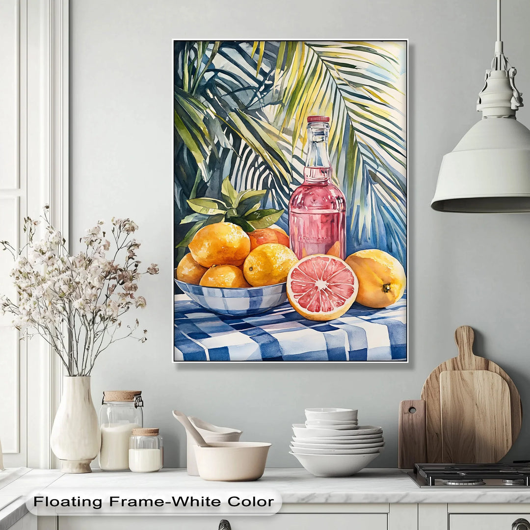 Citrus & Sunshine – Tropical Fruit and Juice Canvas Print - MyPhotoStation