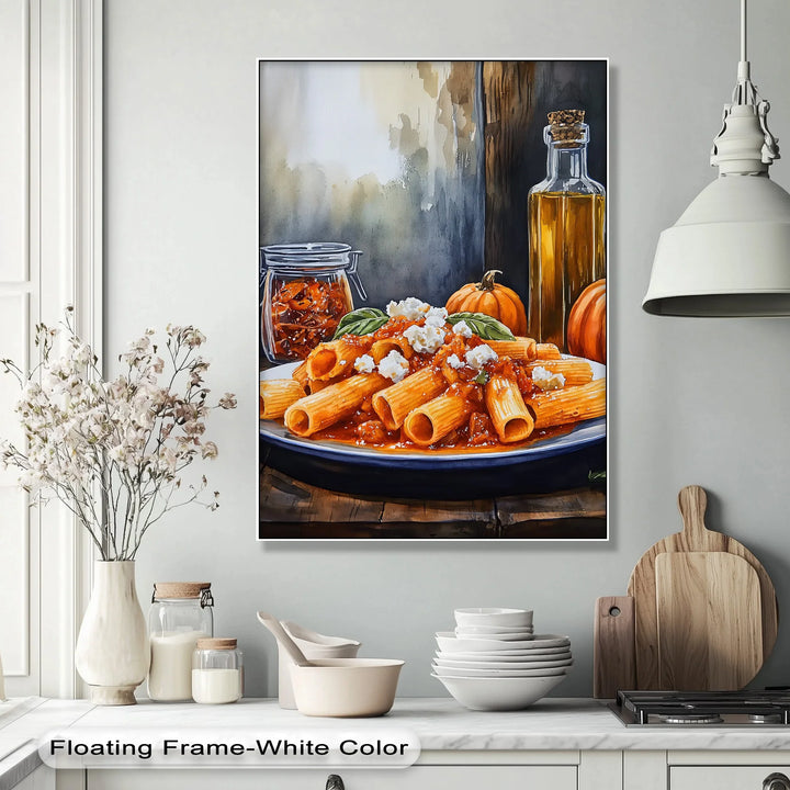 Pasta al Pomodoro – Rustic Italian Kitchen Canvas Print - MyPhotoStation