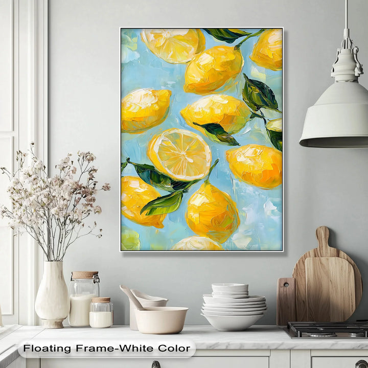 Zesty Lemons – Vibrant Yellow Fruit Canvas Print - MyPhotoStation