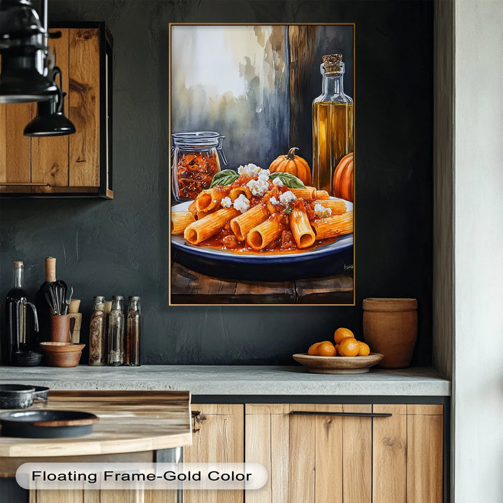 Pasta al Pomodoro – Rustic Italian Kitchen Canvas Print - MyPhotoStation