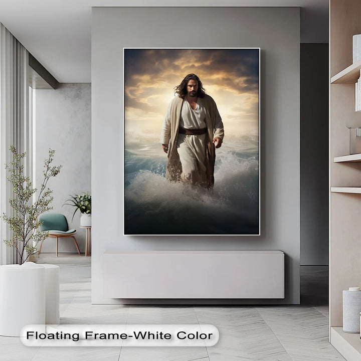 Divine Path – Jesus on the Sea Canvas Prints - MyPhotoStation