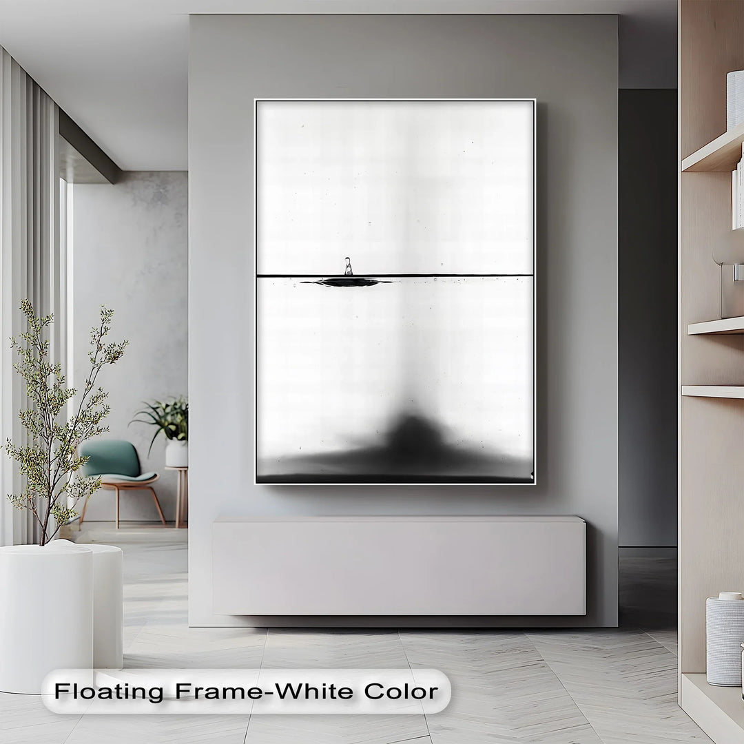 Equilibrium Drop – Minimalist Water Ripple Canvas Prints - MyPhotoStation